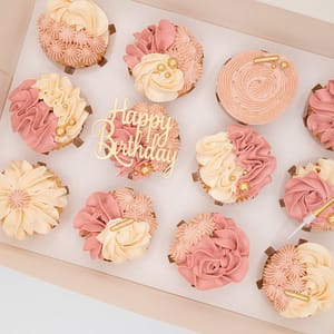 Birthday Cupcake Box